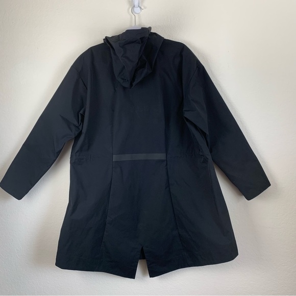 Nike womens black packable waterproof full zip jacket XL - Picture 7 of 10